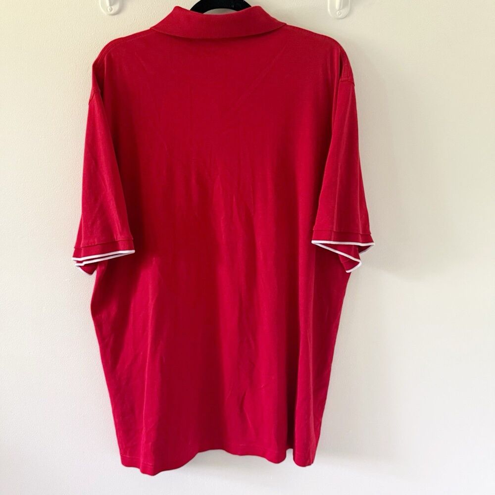 Orvis Polo Shirt Mens XXL Red Short Sleeve 100% Pima Cotton Fly Fishing Logo 2XL - Picture 8 of 12